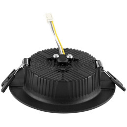 IMMAX NEO DOWN podhledové (stropní) svítidlo, 12cm, 12W, s podporou BEACON, CCT, stmívatelné, Wi-Fi, TUYA, černé