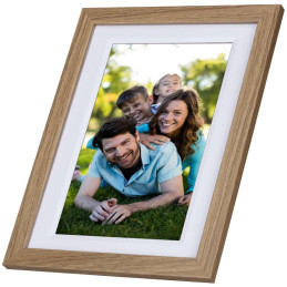 Rollei fotorámeček WiFi 1010/ úhlopříčka 10.1"/ 32GB/ 1W/ Frameo APP/ Světlé dřevo