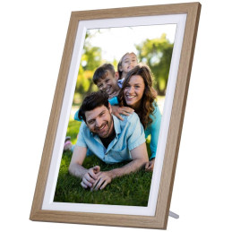 Rollei fotorámeček WiFi 152/ úhlopříčka 15.6"/ 32GB/ 2W/ Frameo APP/ Světlé dřevo