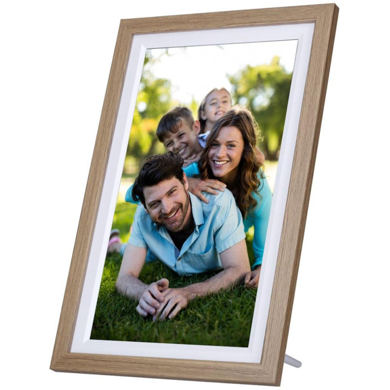 Rollei fotorámeček WiFi 152/ úhlopříčka 15.6"/ 32GB/ 2W/ Frameo APP/ Světlé dřevo