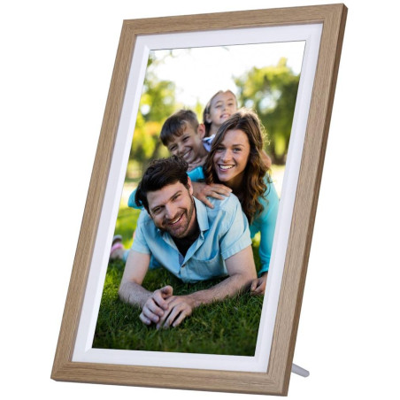 Rollei fotorámeček WiFi 152/ úhlopříčka 15.6"/ 32GB/ 2W/ Frameo APP/ Světlé dřevo