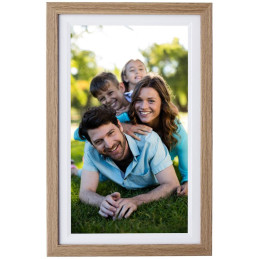 Rollei fotorámeček WiFi 152/ úhlopříčka 15.6"/ 32GB/ 2W/ Frameo APP/ Světlé dřevo