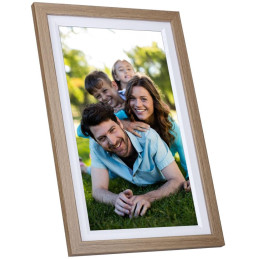 Rollei fotorámeček WiFi 152/ úhlopříčka 15.6"/ 32GB/ 2W/ Frameo APP/ Světlé dřevo