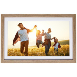 Rollei fotorámeček WiFi 152/ úhlopříčka 15.6"/ 32GB/ 2W/ Frameo APP/ Světlé dřevo