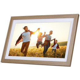 Rollei fotorámeček WiFi 152/ úhlopříčka 15.6"/ 32GB/ 2W/ Frameo APP/ Světlé dřevo