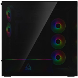 ARCTIC skříň Xtender / E-ATX / 2x120mm ARGB fan / 2xUSB / USB-C / tónované sklo / černá