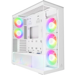 ARCTIC skříň Xtender / E-ATX / 2x120mm ARGB fan / 2xUSB / USB-C / čiré sklo / bílá