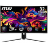 MSI Gaming MAG 21CUP QD-OLED/ 31,5" zakrivený/ 3840 x 2160/ UHD/ 0,03ms/ 165Hz/ 250cd/m2/ 1,5M:1/ HDMI/ DP/ VESA/ čierny