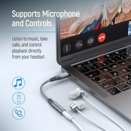 Colorway Adaptér USB-C na Female 3.5 mm/ 14cm