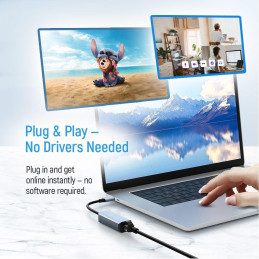 Colorway Adaptér USB-C nebo USB-A na RJ45/ 18cm