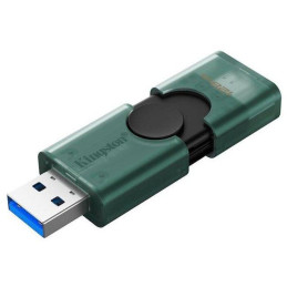 KINGSTON DataTraveler DuoG2 128GB / USB 3.2 Gen1 / USB-A + USB-C / zeleno-černá