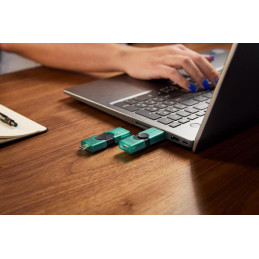 KINGSTON DataTraveler DuoG2 128GB / USB 3.2 Gen1 / USB-A + USB-C / zeleno-černá