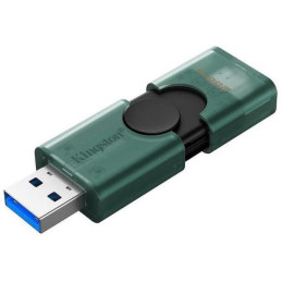KINGSTON DataTraveler DuoG2 256GB / USB 3.2 Gen1 / USB-A + USB-C / zeleno-černá