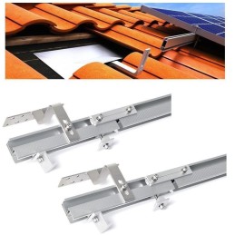 Solarmi SCOMP-2H35 kompletní držák SC pro uchycení 2ks 35 mm sol. panelu na šikmou střechu (hák)