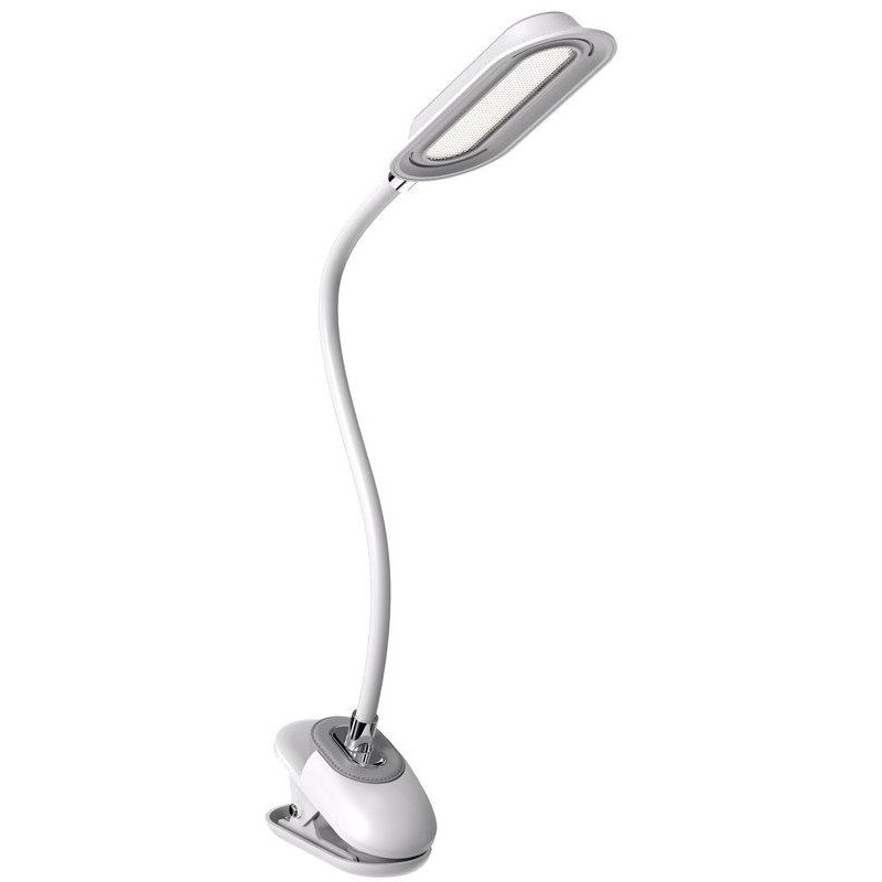 IMMAX LED stolní lampička CLIP/ 7,5W/ DC 12V/1A/ CCT/ IP20/ bílá