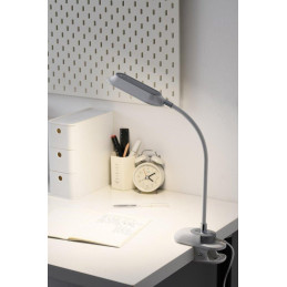 IMMAX LED stolní lampička CLIP/ 7,5W/ DC 12V/1A/ CCT/ IP20/ bílá
