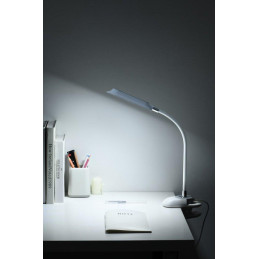 IMMAX LED stolní lampička CLIP/ 7,5W/ DC 12V/1A/ CCT/ IP20/ bílá
