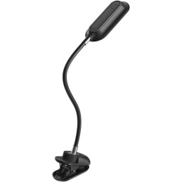 IMMAX LED stolní lampička CLIP/ 7,5W/ DC 12V/1A/ CCT/ IP20/ černá
