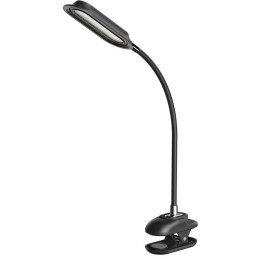 IMMAX LED stolní lampička CLIP/ 7,5W/ DC 12V/1A/ CCT/ IP20/ černá
