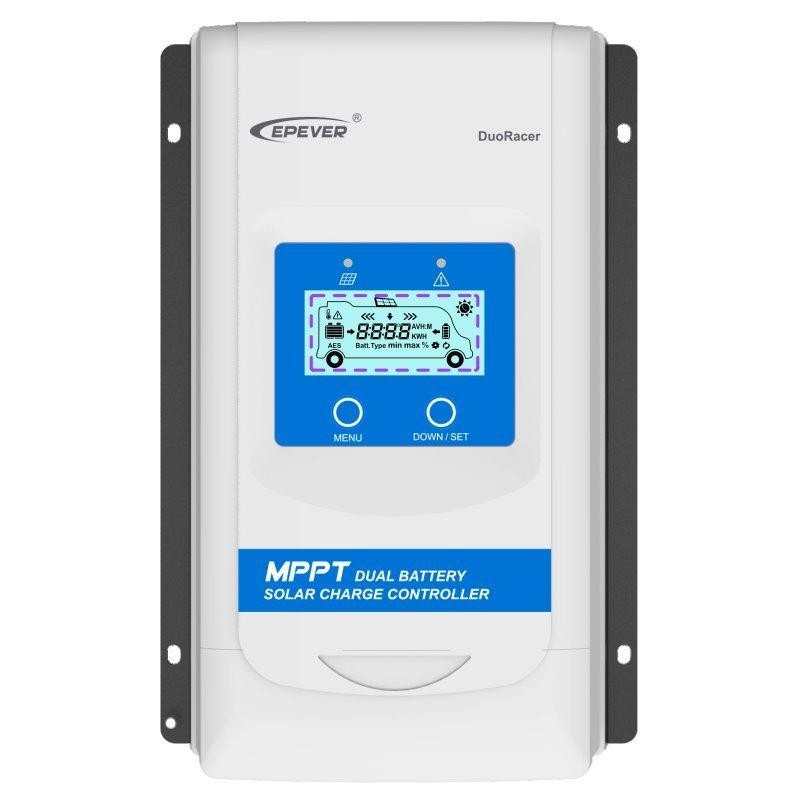 EPEVER DR3210-DDS solární MPPT regulátor 12/24 V, DuoRacer 30A, vstup 100V