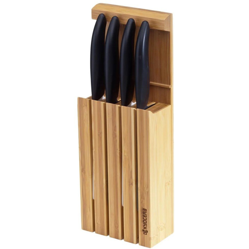 Kyocera Bambusový blok na nože FK White Series (WH-BK)