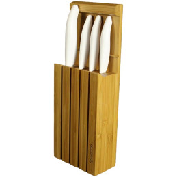 Kyocera Bambusový blok na nože  FK Colour Series (WH-WH)