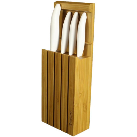 Kyocera Bambusový blok na nože  FK Colour Series (WH-WH)