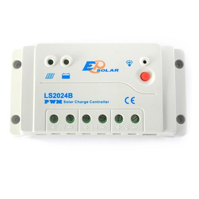 EPEVER LS2024B solární PWM regulátor 12/24V, EPEVER 20A, vstup 30V/50V