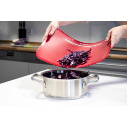 Kyocera Krájecí deska velká 370×250×2 mm, červená