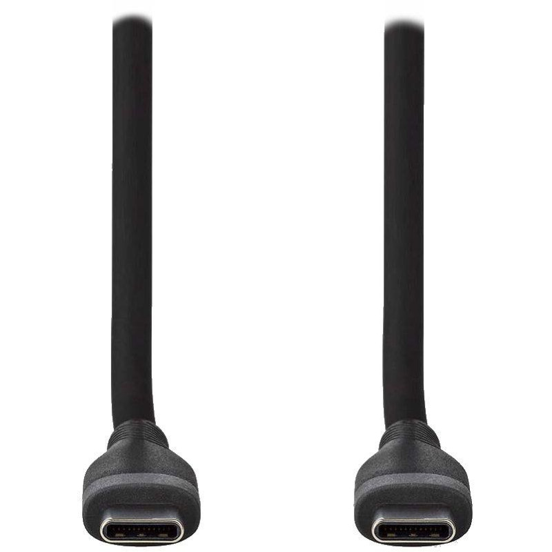 NEDIS kabel USB 2.0/ USB-C zástrčka - USB-C zástrčka/ 60 W/ černý/ box/ 1,5m