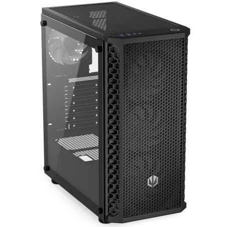 POŠKOZENÝ OBAL - Endorfy skříň Signum 300 ARGB / 2xUSB 3.0 / 4x120mm fan PWM ARGB / mesh panel / tvrzené sklo / černá