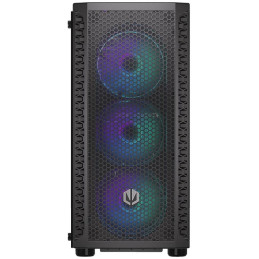 POŠKOZENÝ OBAL - Endorfy skříň Signum 300 ARGB / 2xUSB 3.0 / 4x120mm fan PWM ARGB / mesh panel / tvrzené sklo / černá