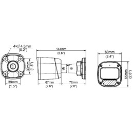 Uniarch by Uniview IP kamera/ IPC-B122-APF28/ Bullet/ 2Mpx/ objektiv 2.8mm/ 1080p/ IP67/ IR30/ PoE/ Onvif