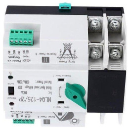 Solarmi NLQ4-125/2P, automatický přepínač sítí - napájení 2P 230V 20A pro FVE