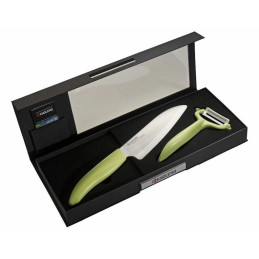 Kyocera Dárková sada na krájení a loupání – zelená