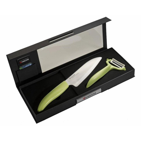 Kyocera Dárková sada na krájení a loupání – zelená