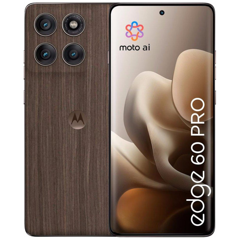 Motorola EDGE 60 Pro - PANTONE Walnut (Wood)   6,7"/ single SIM + eSIM/ 12GB/ 512GB/ 5G/ Android 15