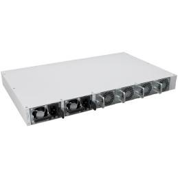 MikroTik Cloud Switch CRS812-8DS-2DQ-2DDQ-RM, 4x 2GHz CPU, 2x SFP+, 8x SFP56, 2x QSFP56, 2x QSFP56-DD, 2x PSU, L6