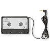 Adapter kasetowy NEDIS/wtyk jack 3,5 mm/czarny