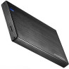 AXAGON hliníkový box pre 2,5" SATA SSD/HDD / EE25-XA6C / USB-C 3.2 Gen 1 / kábel 50cm