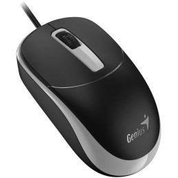 GENIUS KM-123/ Drátový set/ Ergo předložka/ Copilot/ USB/ černá/ CZ+SK layout