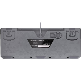 Endorfy mechanická klávesnice Thock V2 TKL / drátová / ARGB /  red sw. / USB / US layout