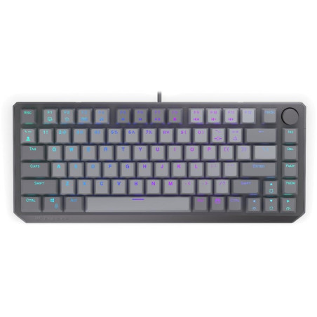 Endorfy mechanická klávesnice Thock V2 75% / drátová / ARGB /  red sw. / USB / zmenšená / US layout