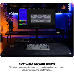 Endorfy mechanická klávesnice Thock V2 75% / drátová / ARGB /  red sw. / USB / zmenšená / US layout