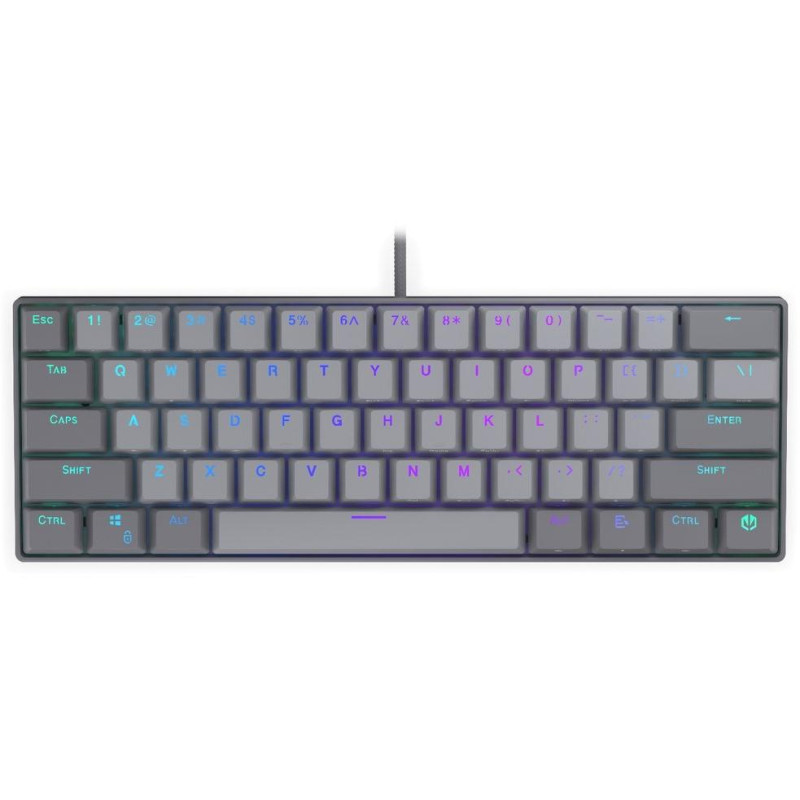 Endorfy mechanická klávesnice Thock V2 Compact / drátová / ARGB /  red sw. / USB / kompaktní / US layout