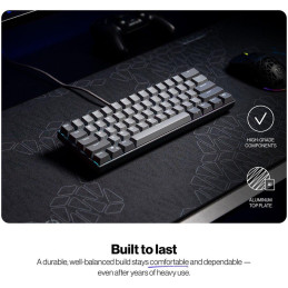 Endorfy mechanická klávesnice Thock V2 Compact / drátová / ARGB /  red sw. / USB / kompaktní / US layout