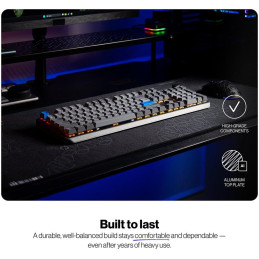 Endorfy mechanická klávesnice Thock V2 / bezdrátová / ARGB /  yellow sw. / USB / num. kl. / US layout