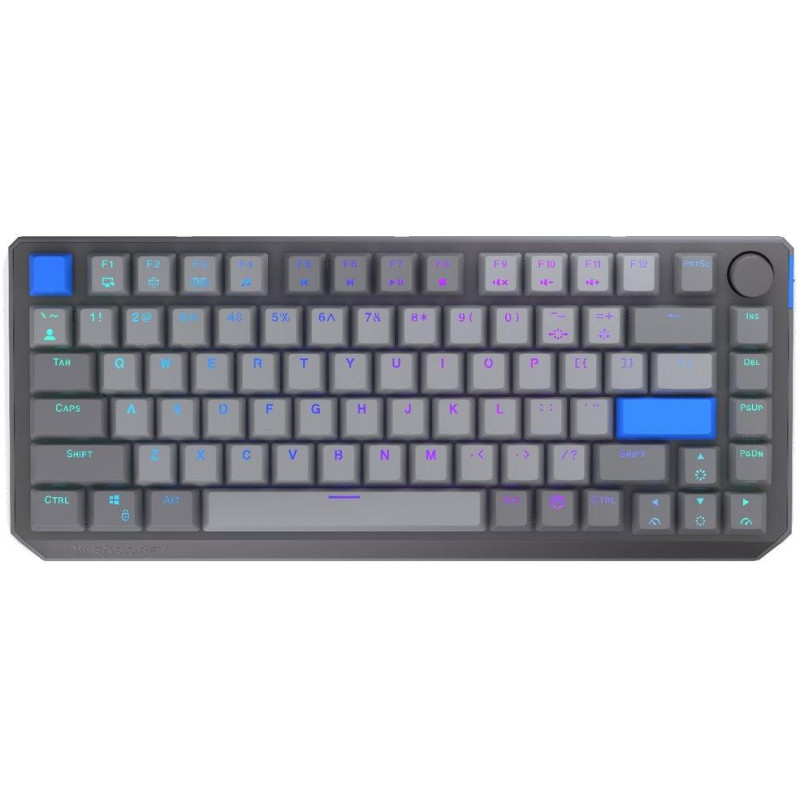 Endorfy mechanická klávesnice Thock V2 75% / bezdrátová / ARGB /  yellow sw. / USB / zmenšená / US layout