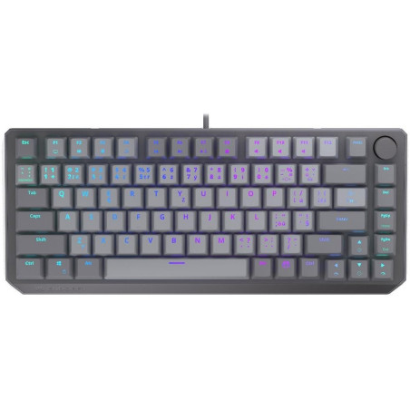 Endorfy mechanická klávesnice Thock V2 75% / drátová / ARGB /  red sw. / USB / zmenšená / CZ/SK layout