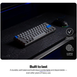 Endorfy mechanická klávesnice Thock V2 Compact / bezdrátová / ARGB /  yellow sw. / USB / kompaktní / CZ/SK layout